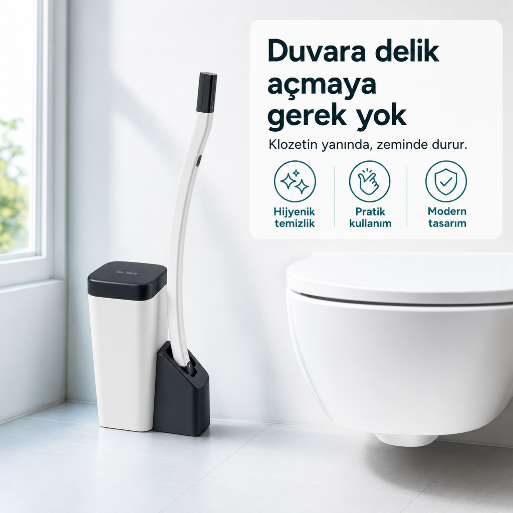 Tek Kullanımlık Tuvalet Fırçası