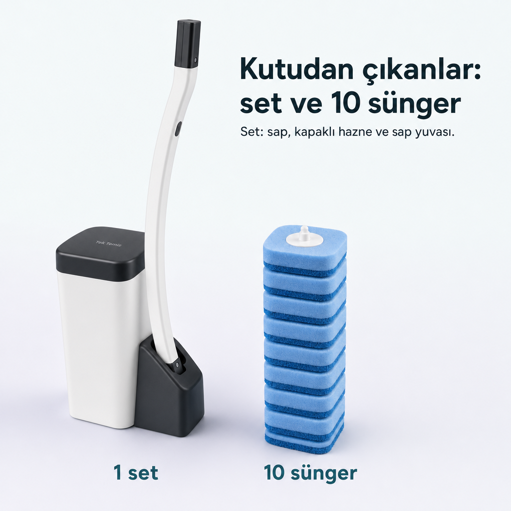 Tek Kullanımlık Tuvalet Fırçası