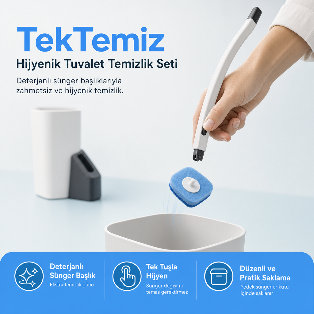 Tek Kullanımlık Tuvalet Fırçası