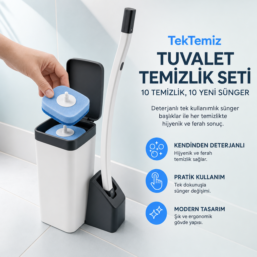 Tek Kullanımlık Tuvalet Fırçası
