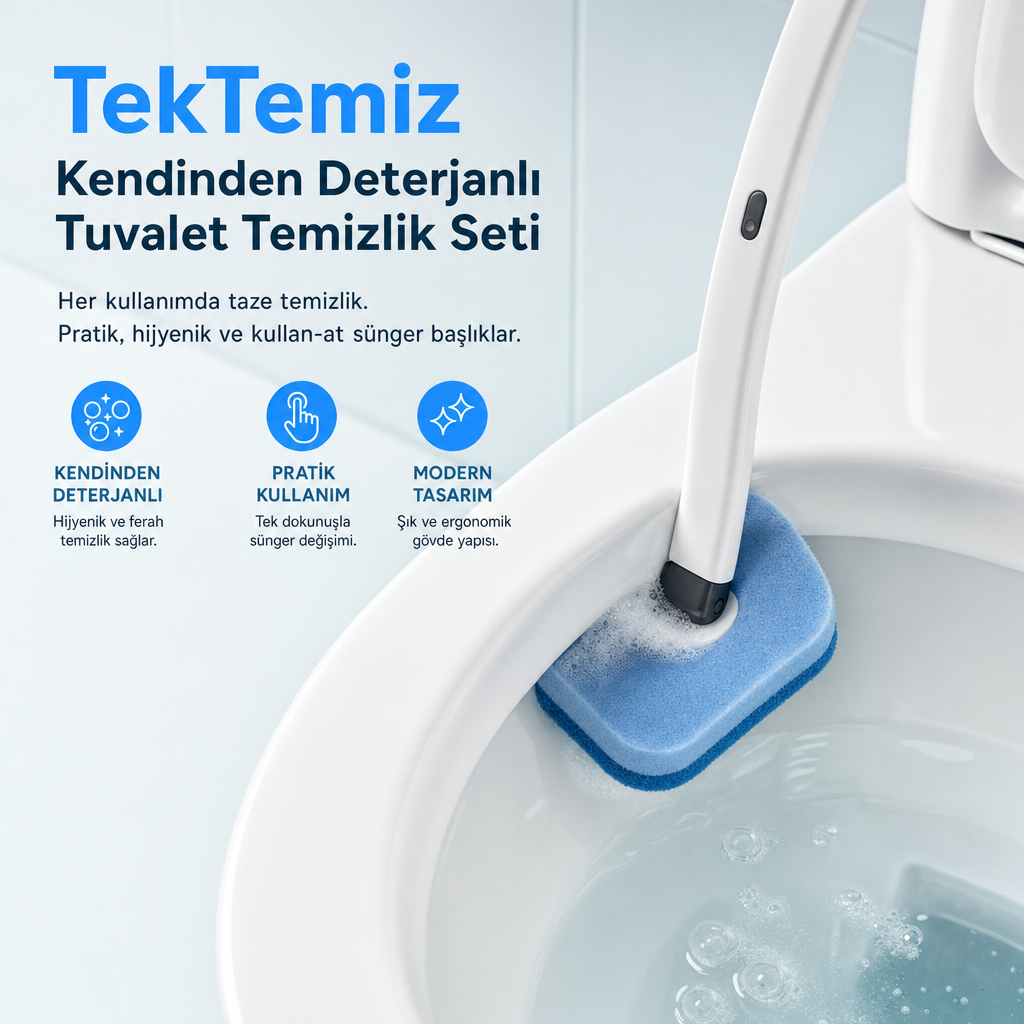 Tek Kullanımlık Tuvalet Fırçası
