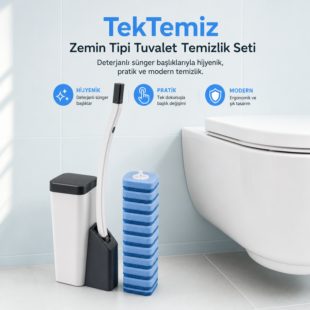 Tek Kullanımlık Tuvalet Fırçası
